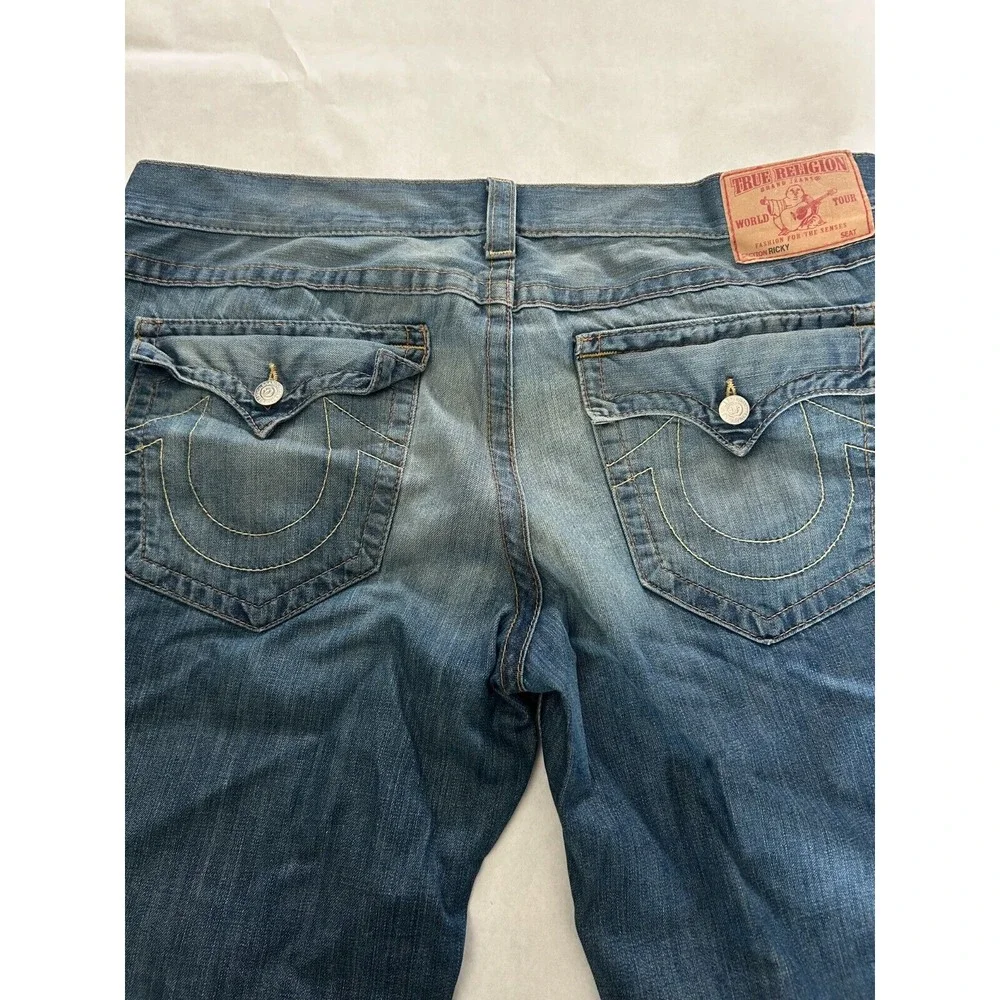 True Religion Mens Ricky Made In Usa Jeans Denim‎ size 42 EUC